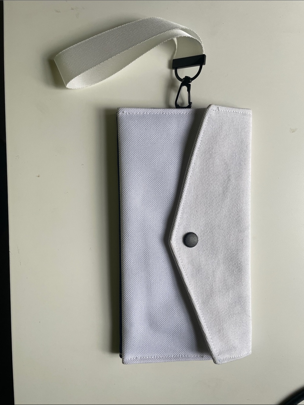 White Wristlet Wallet - Simple and Practical Womens Accessories